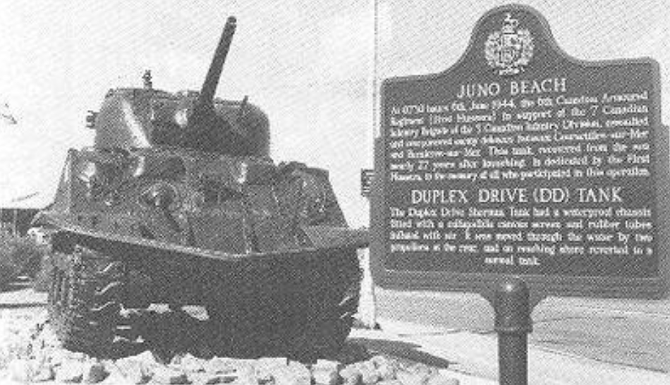 Tank at Juno Beach